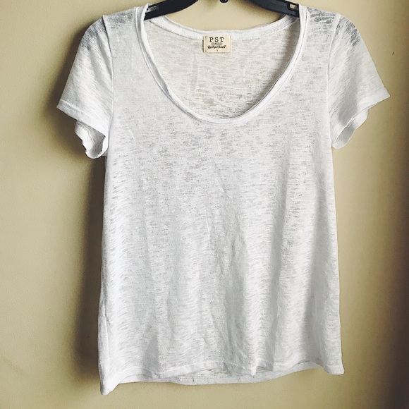 Project Social T Tops - Project Social T Textured Scoop Tee